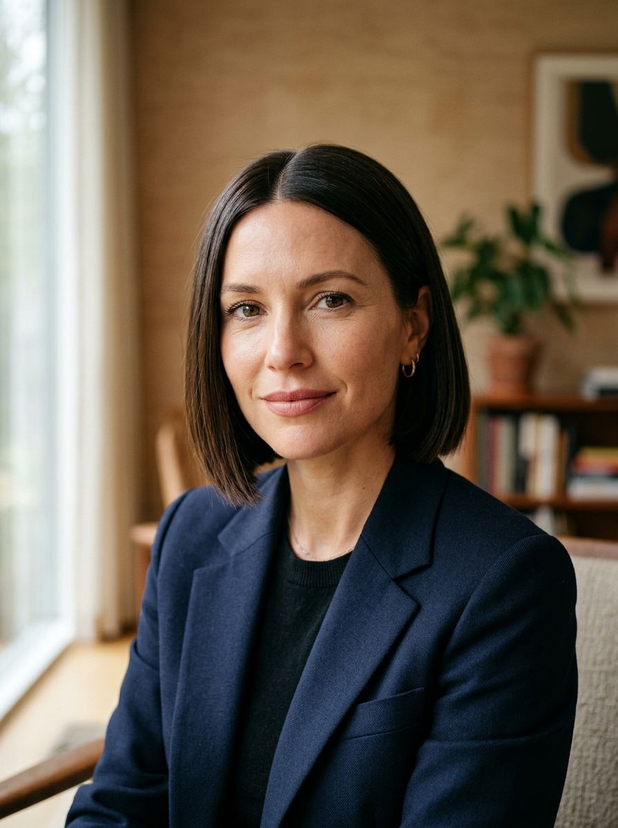 Sleek Bob mit Mittelscheitel als Bob Frisuren stylen Inspiration 2026
